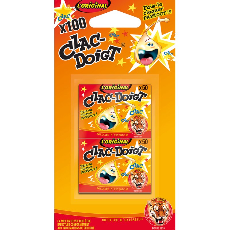 2 boites 50 clac doigts f1