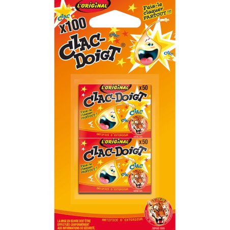 2 boites 50 clac doigts f1