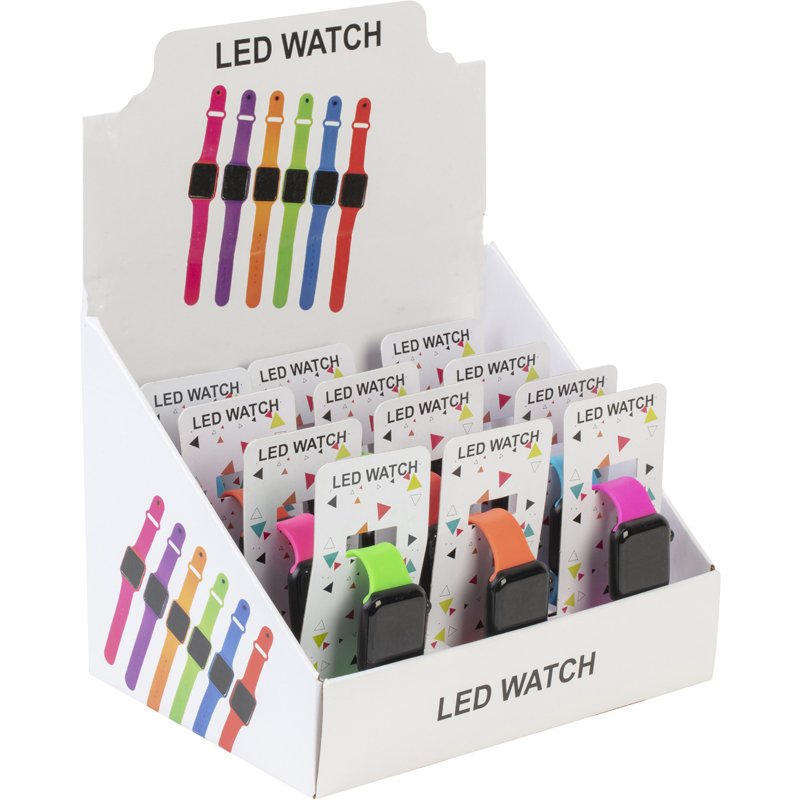 montre silicone led