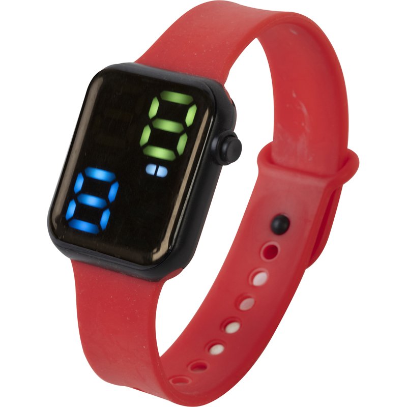 montre silicone led