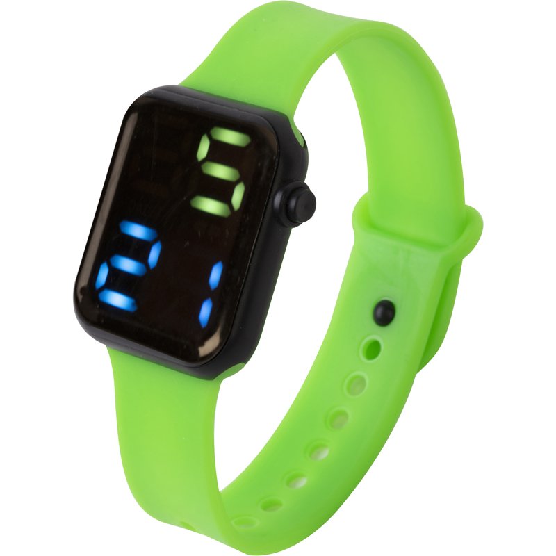 montre silicone led