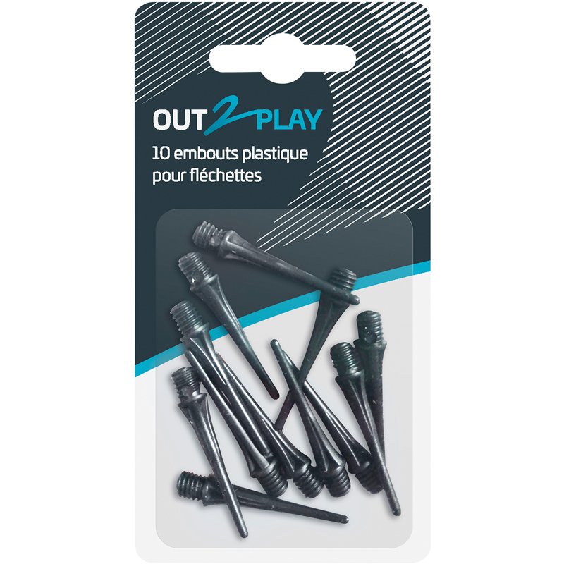 10 EMBOUTS PLAST FLECHETTES