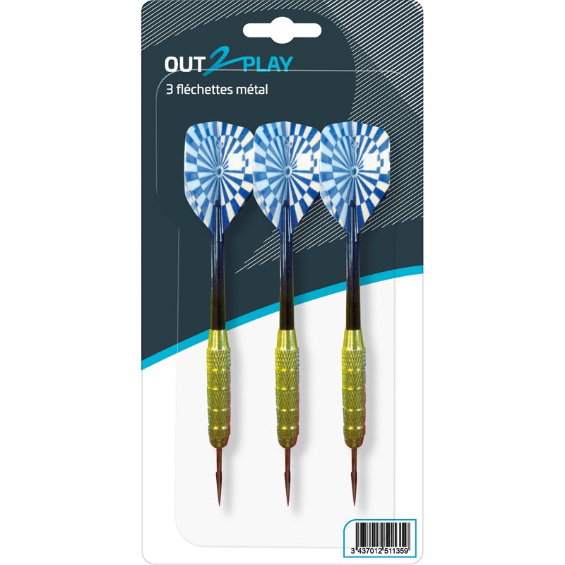 3 flechettes 20gr met o2p as3
