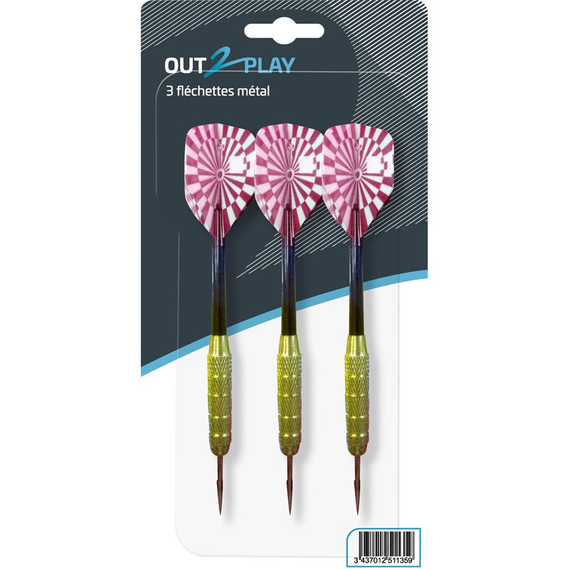 3 flechettes 20gr met o2p as3