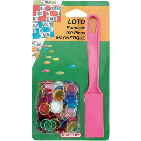 ramasse 100 pions loto magn bl