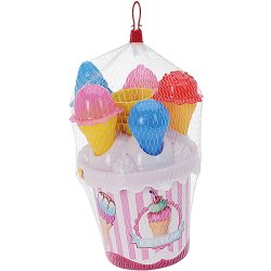 seau plage glaces 17cm ass2