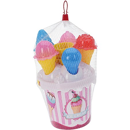 seau plage glaces 17cm ass2