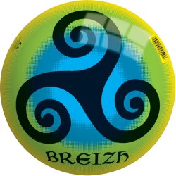 BALLE RAINBOW 13CM BREIZH