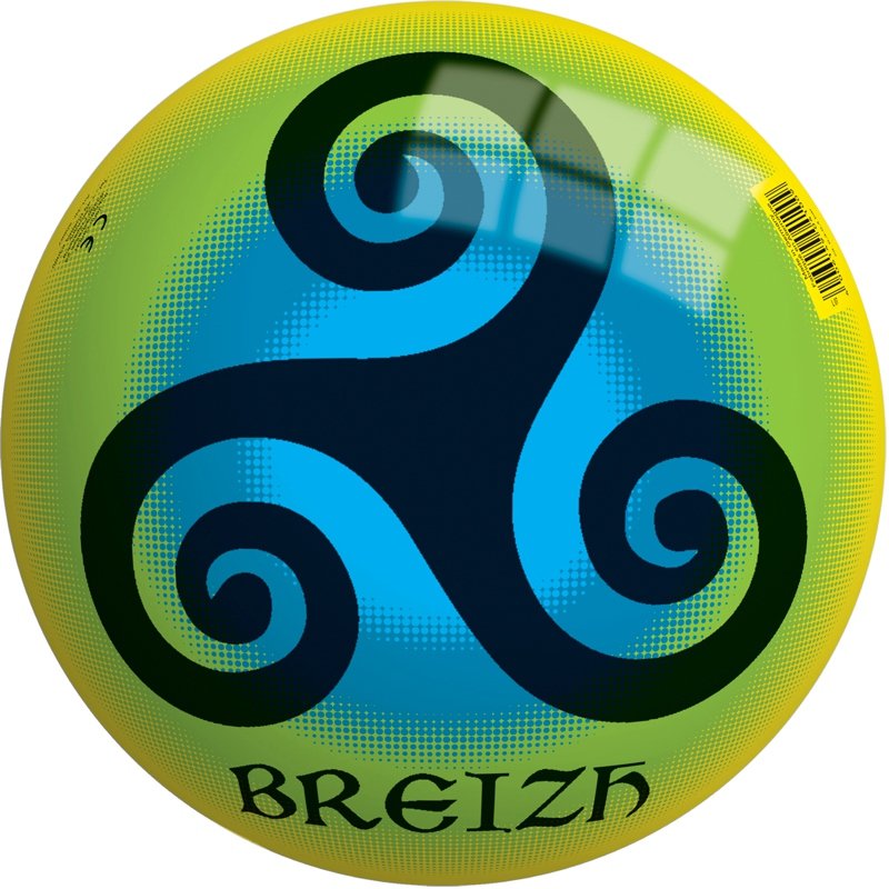 BALLE RAINBOW 13CM BREIZH