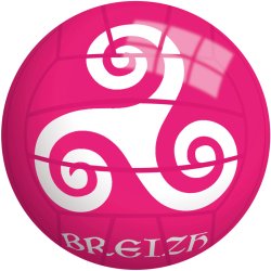 BALLON VOLLEY 22CM BREIZH