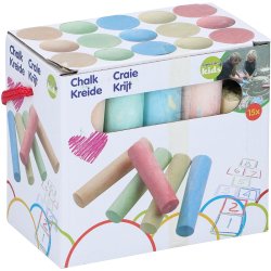 15 craies trottoir multicolor