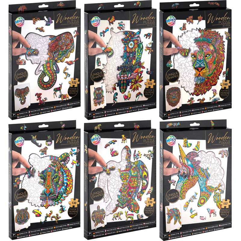 puz 140p bois animaux ass6