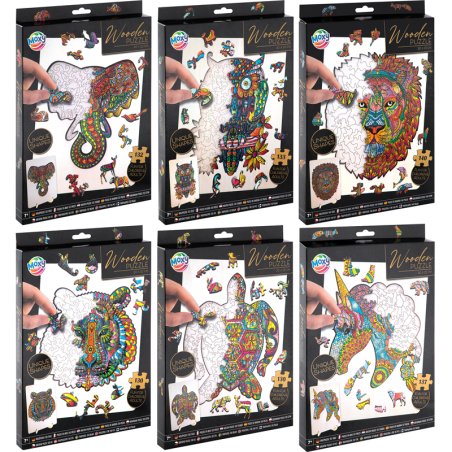 puz 140p bois animaux ass6