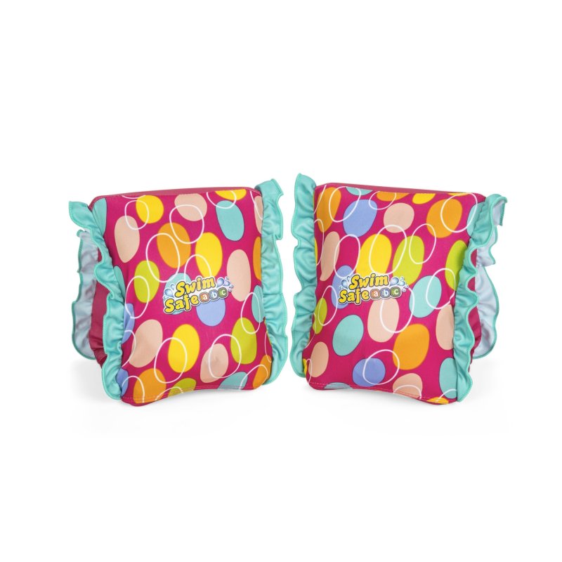 Bestway Swim Safe ABC AquaStar Fabric Inflatable Armband Floaties S/M