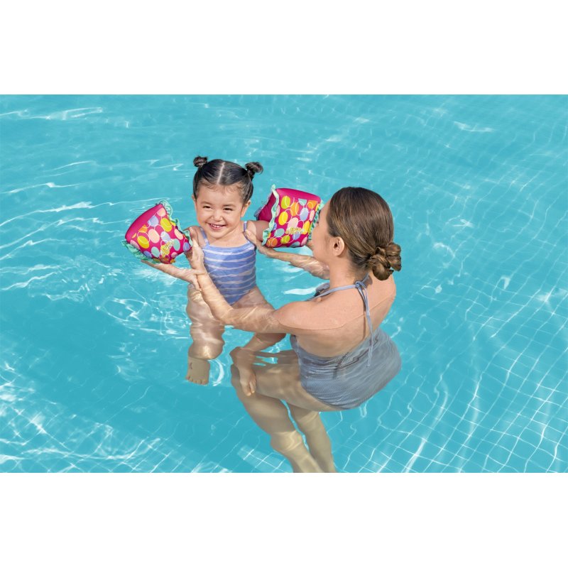 Bestway Swim Safe ABC AquaStar Fabric Inflatable Armband Floaties S/M