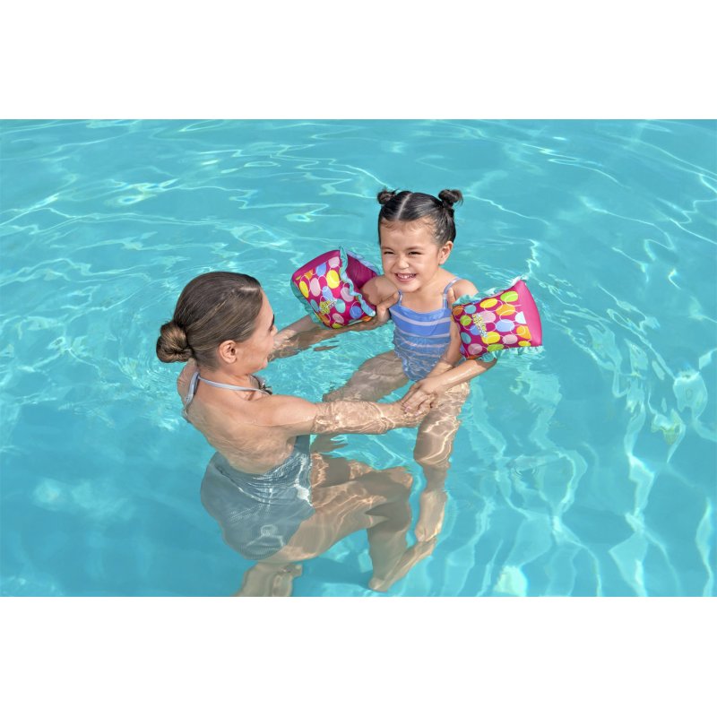 Bestway Swim Safe ABC AquaStar Fabric Inflatable Armband Floaties S/M