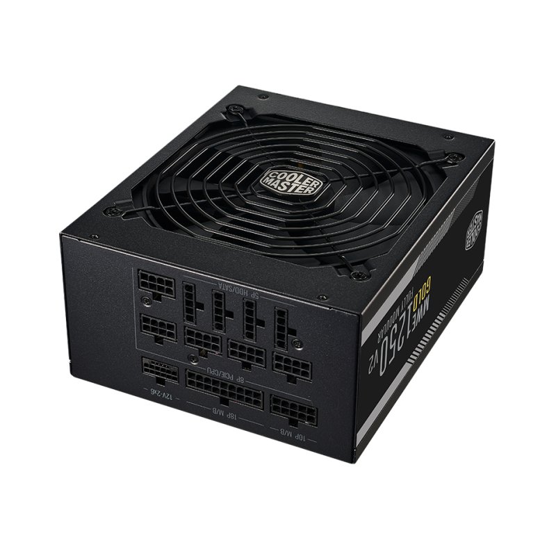 Cooler Master MWE Gold 1250 V2 ATX 3.1 unité d'alimentation d'énergie 1250 W 24-pin ATX Noir
