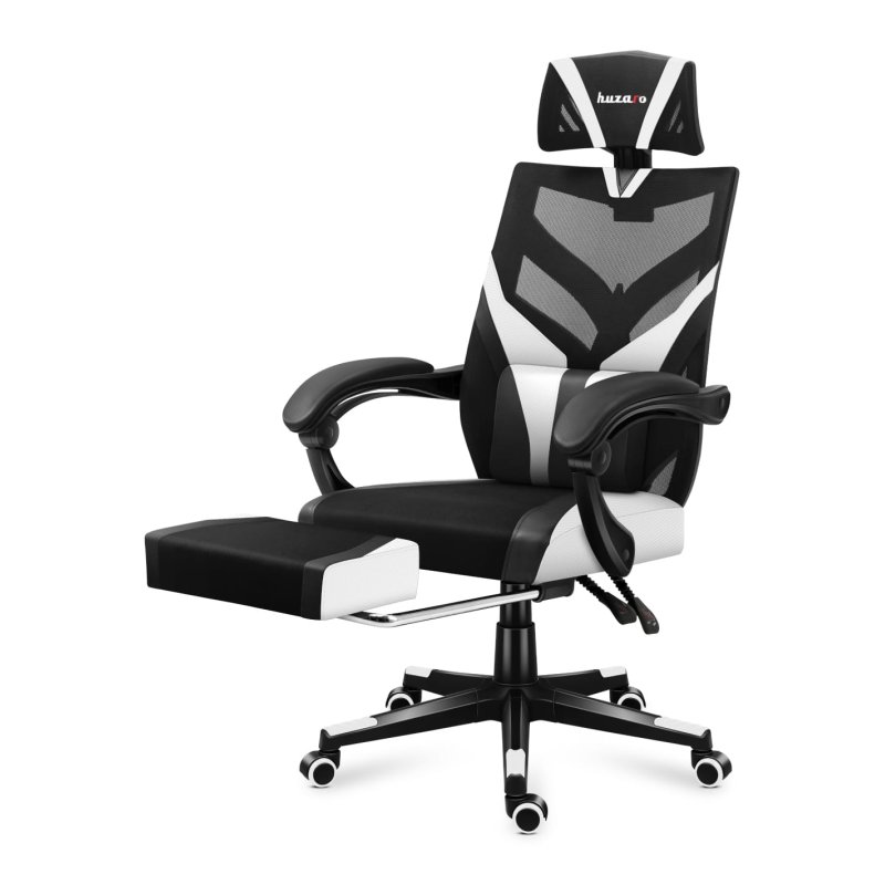 Huzaro Combat 5.0 PC gaming chair Mesh seat Black, White