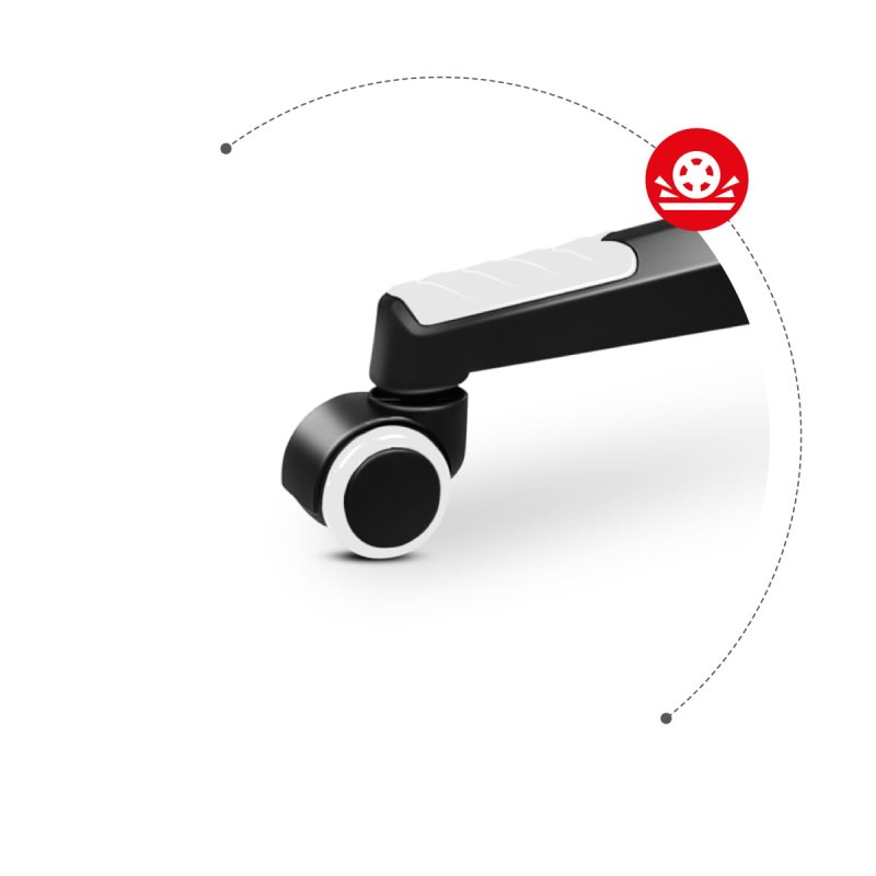 Huzaro Combat 5.0 Siège de jeu sur PC Siège respirant Noir, Blanc