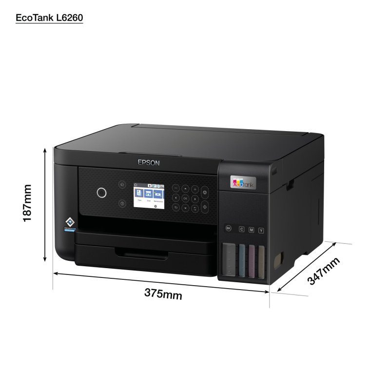 Epson EcoTank L6260 Jet d'encre A4 4800 x 1200 DPI 33 ppm Wifi
