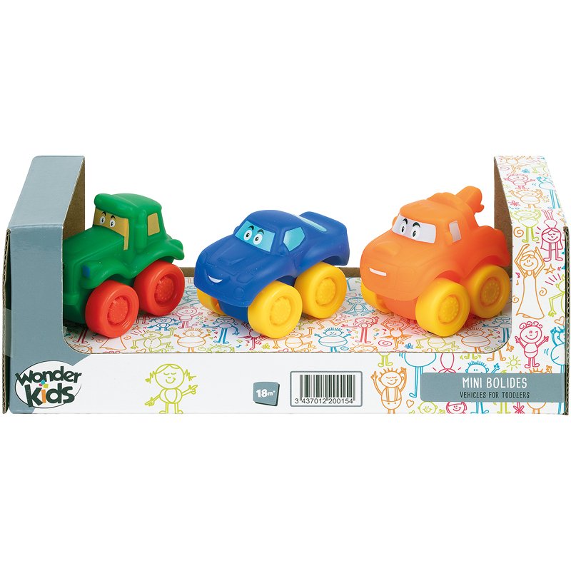 SET 3 MINI VEHICULES ASS4