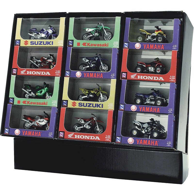 MOTO/QUAD LIC 1/32 ASS12 PRE24