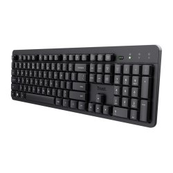 Trust Ody II Leise kabellose Tastatur DE