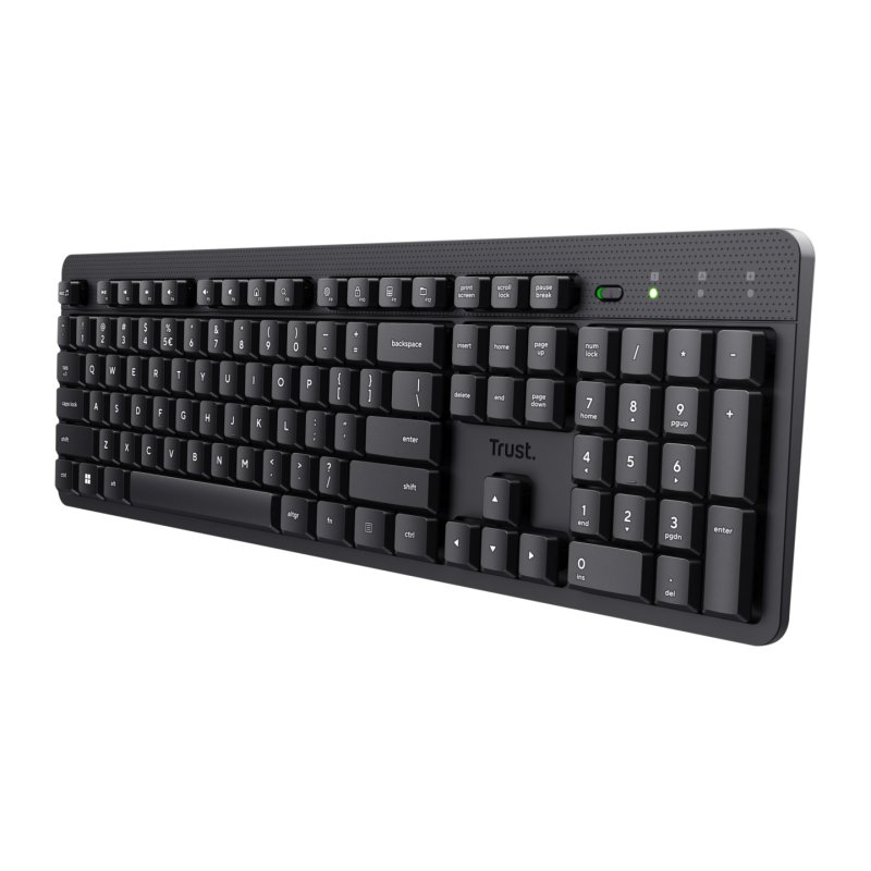 Trust Ody II clavier Bureau RF sans fil QWERTZ Allemand Noir