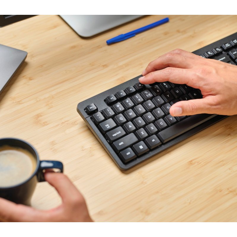 Trust Ody II keyboard Office RF Wireless QWERTZ German Black