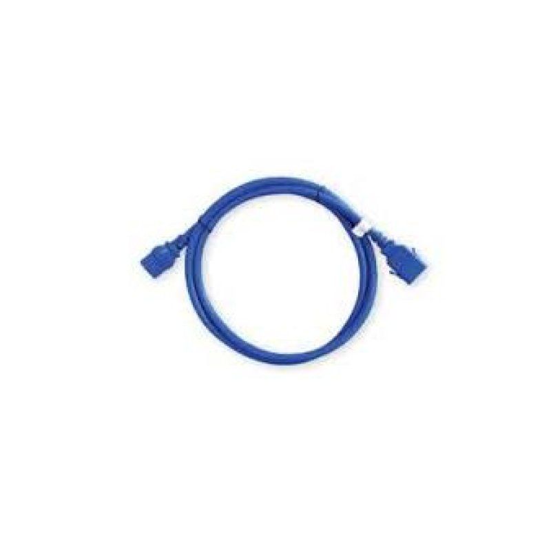 Set of 6 IEC C13/C14 SecureLock cable Blue - 3.0m