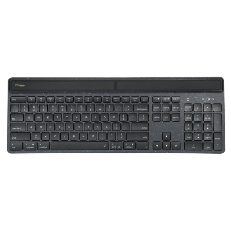 Targus Sustainable Energy Harvesting EcoSmart clavier Universel Bluetooth QWERTZ Allemand Noir