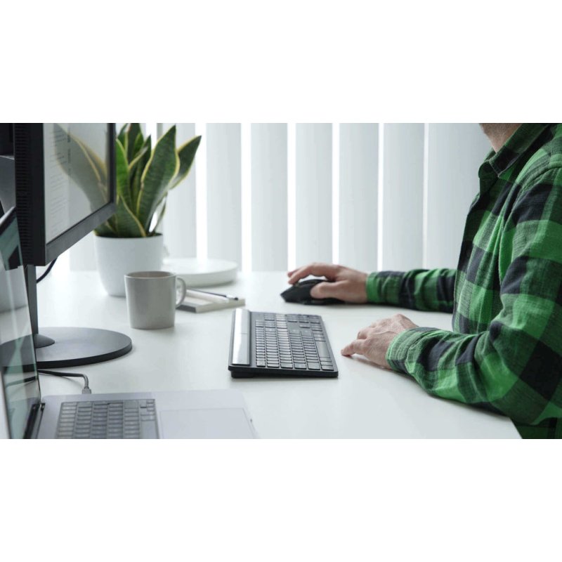 Targus Sustainable Energy Harvesting EcoSmart clavier Universel Bluetooth QWERTZ Allemand Noir