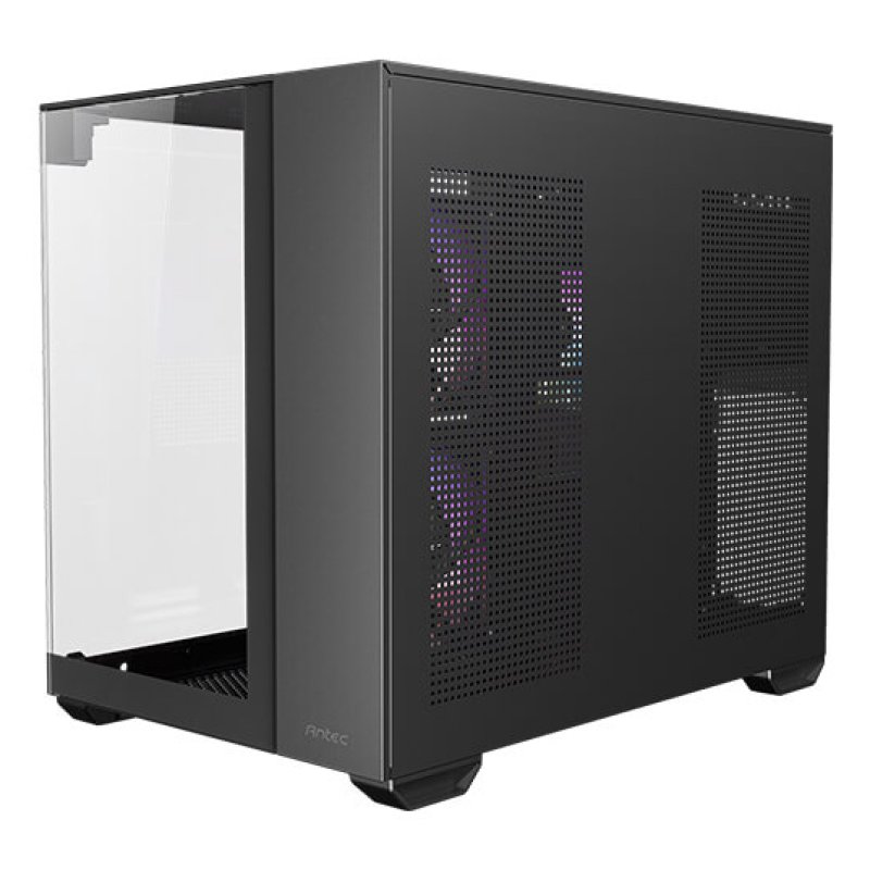 Boitier Mini Tour Micro-ATX Antec CX600M Trio RGB avec panneaux vitrés (Noir)