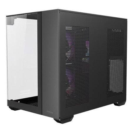 Boitier Mini Tour Micro-ATX Antec CX600M Trio RGB avec panneaux vitrés (Noir)