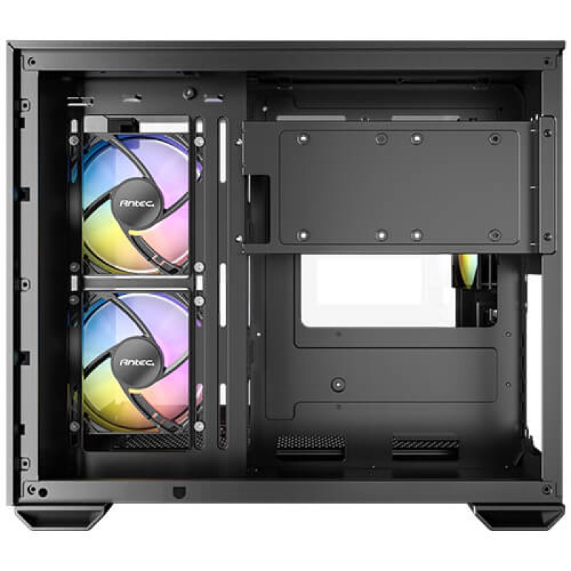 Boitier Mini Tour Micro-ATX Antec CX600M Trio RGB avec panneaux vitrés (Noir)