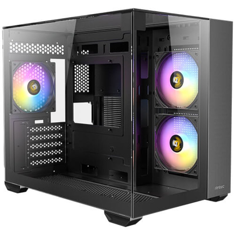 Antec CX600M Trio ARGB Mini Tower Noir, Transparent