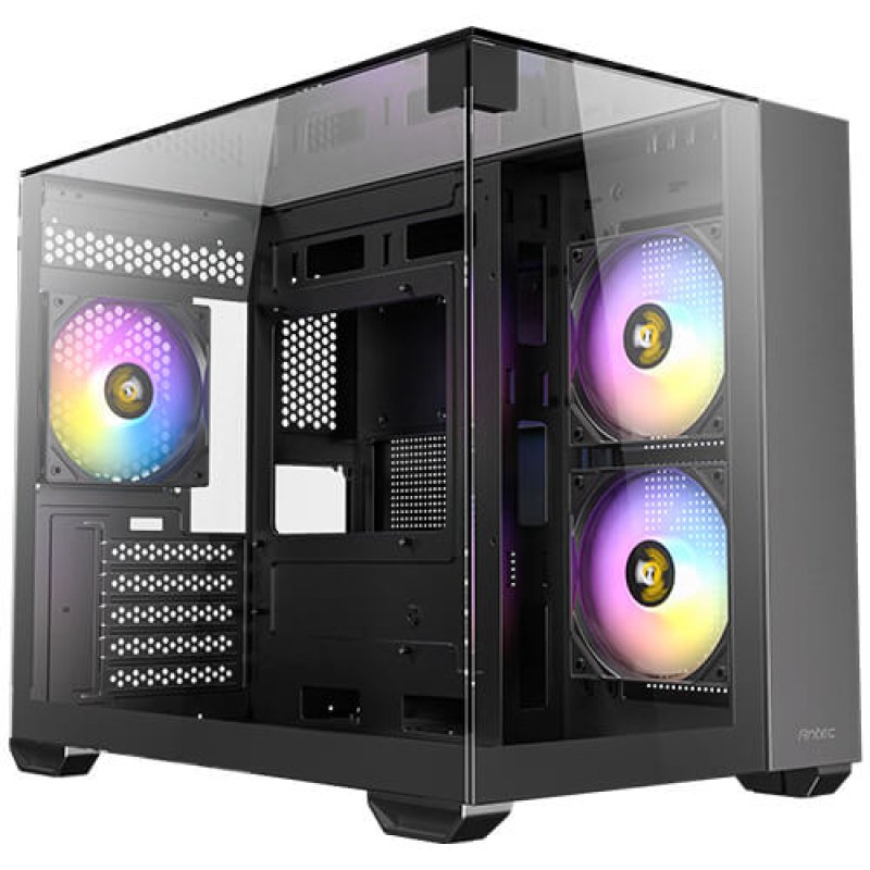 Antec CX600M Trio ARGB Mini Tower Noir, Transparent