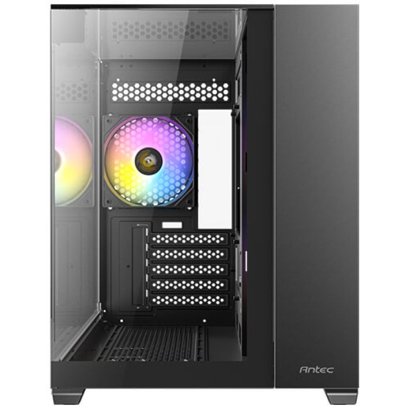 Boitier Mini Tour Micro-ATX Antec CX600M Trio RGB avec panneaux vitrés (Noir)