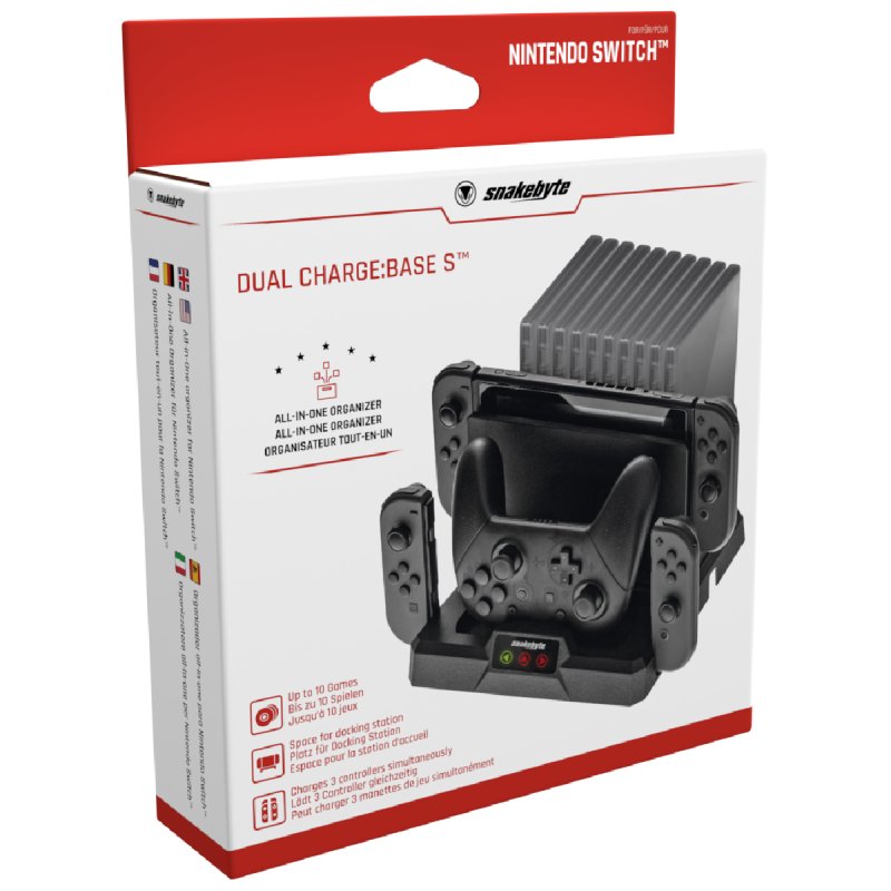Snakebyte DUAL CHARGE:BASE S (SWITCH) accessoire pour jeu vidéo