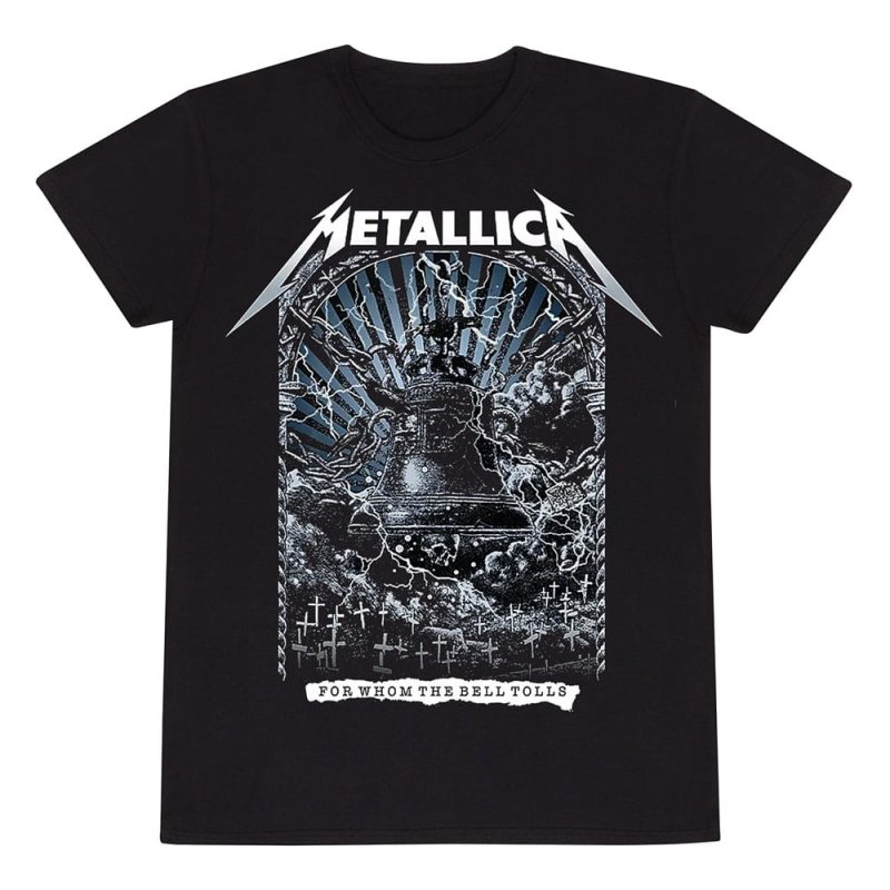 Metallica T-Shirt For Whom The Bells Toll Black (L)