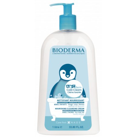 Bioderma ABCDerm Cold-Cream Crème lavante 1000ml