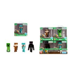 MINECRAFT - Display de Figurines 6cm - 4 Modèles - 12pc