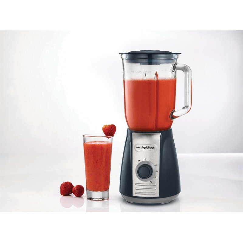 Morphy Richards 403010 blender 1.5 L Tabletop blender 400 W Grey, Transparent
