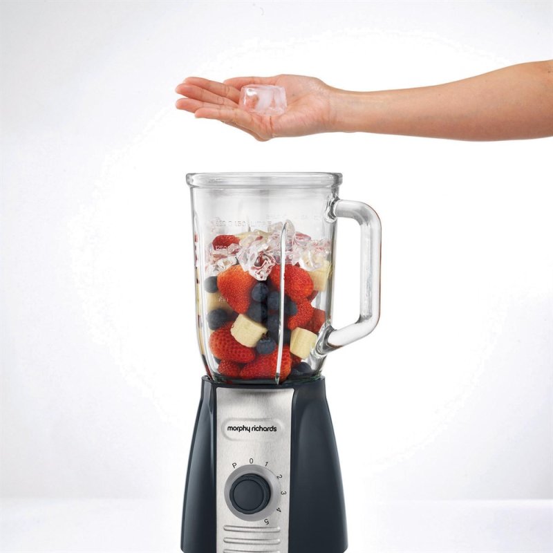Morphy Richards 403010 blender 1.5 L Tabletop blender 400 W Grey, Transparent
