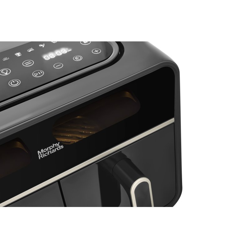 Morphy Richards 480020 friteuse Double 7,2 L 2100 W Friteuse d’air chaud Noir