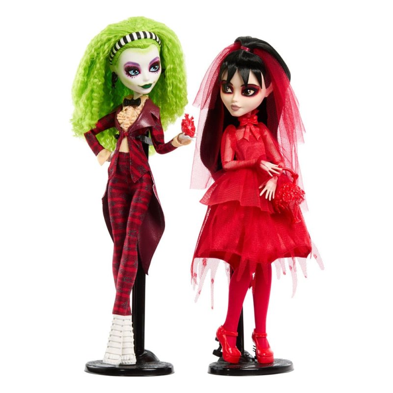 Beetlejuice Beetlejuice pack 2 poupées Monster High Skullector Betelgeuse & Lydia 25 cm