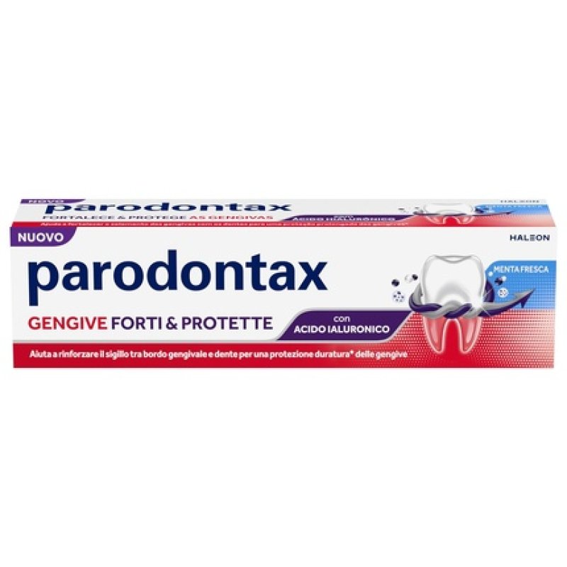 Parodontax Strong & Protected Gums Daily Toothpaste with Hyaluronic Acid Fresh Mint 75