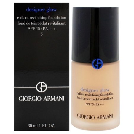 Giorgio Armani Designer Glow Radiant Revitalizing Foundation SPF 15 PA Plus 1 oz