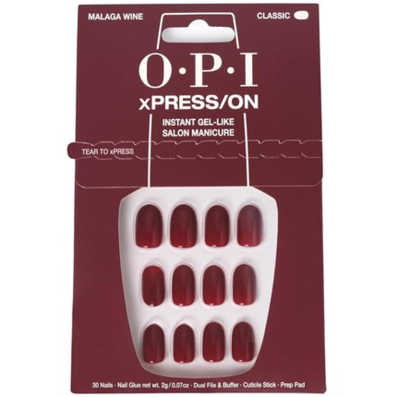 OPI xPRESS/ON Press On Nails Up to 14 Days of Wear Gel-Like Salon Manicure Vegan Sustainable Packaging With Nail Glue