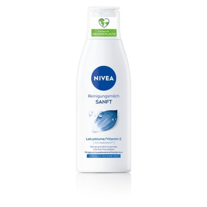 NIVEA Gentle Cleansing Milk for Normal and Dry Skin Makeup Remover Cleans Thoroughly Mild Facial Cleansing Removes
